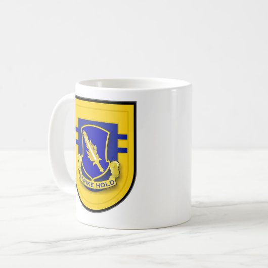 504e Infanteriepatroon - 2d slagzij-flits mok (Voorkant links)