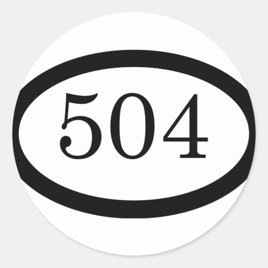 504e parachute infanterie ronde sticker (Voorkant)