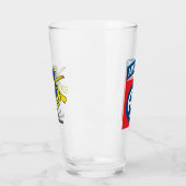 504e PIR 82e luchtverkeersdivisie Beer Glass Glas (Links)