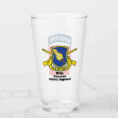 504e PIR 82e luchtverkeersdivisie Beer Glass Glas (Voorkant)