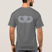 504e PIR Pocket Patch + Airborne Wings T-shirts (Achterkant)