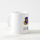 504e PIR-Vrijheid is niet vrij Koffiemok (Voorkant links)