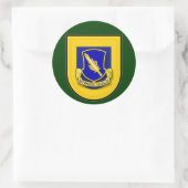 504th Infantry Regiment (Airborne) Flash Ronde Sticker (Tas)