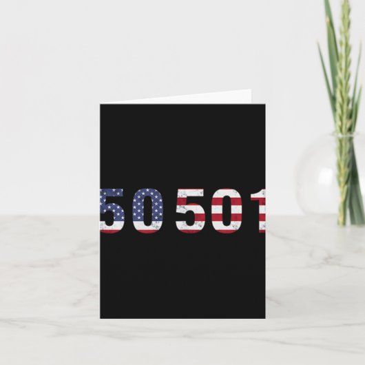 50501 Protest Kaart (Voorkant)