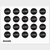 50501 Protest Ronde Sticker (Vel)