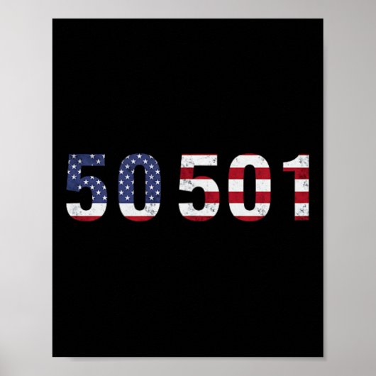 50501 Protesteer Subtiel Weersta Trump Poster (Voorkant)