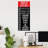 505 DUNDAS Replica TTC Streetcar Rollsign Poster (Thuiskantoor)