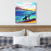 505 middag Lahaina Canvas Afdruk (Insitu (Slaapkamer))