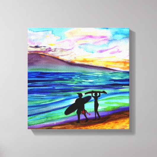 505 middag Lahaina Canvas Afdruk (Voorkant)