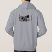 505 Zwemvedershirt met ridekleding Hoodie (Achterkant)