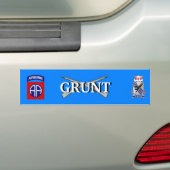 505e infanterie 82e Bumpersticker voor het Vluchta (Op auto)