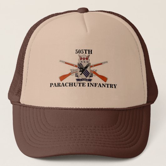 505E PARACHUTE INFANTRY-PET TRUCKER PET (Voorkant)