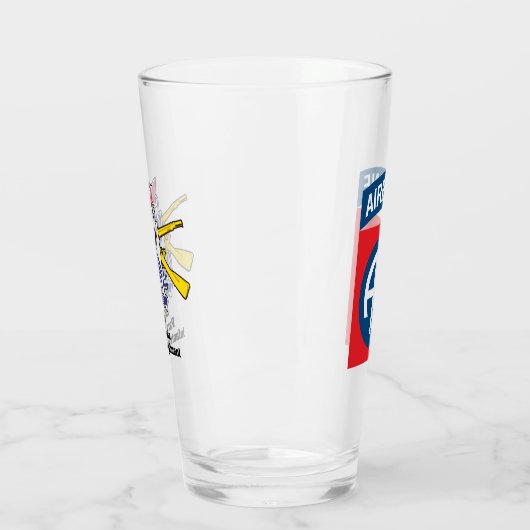 505e PIR 82e luchtverkeersdivisie Beer Glass Glas (Links)