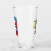 505e PIR 82e luchtverkeersdivisie Beer Glass Glas (Rechts)