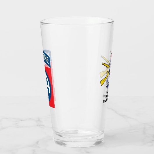 505e PIR 82e luchtverkeersdivisie Beer Glass Glas (Rechts)