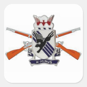 505TH INFANTRY DUI STAK GEWEREN STICKERS OVER