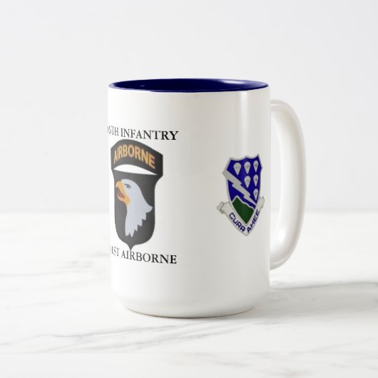 506E INFANTRY-MOK TWEEKLEURIGE KOFFIEMOK (Voorkant rechts)