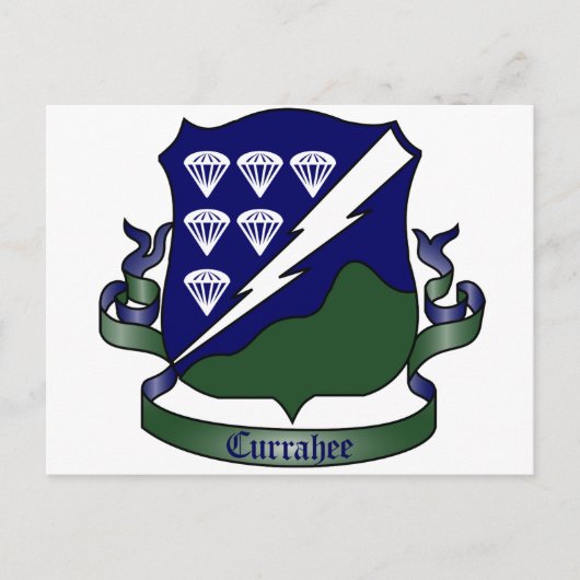 506th Parachute Infantry Regiment, 1st Battalion Briefkaart (Voorkant)