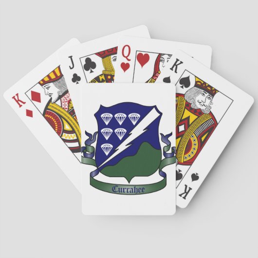 506th Parachute Infantry Regiment, 1st Battalion Pokerkaarten (Achterkant)