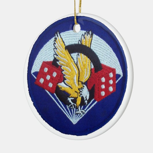 506th Parachute Infantry Regiment Keramisch Ornament (Links)