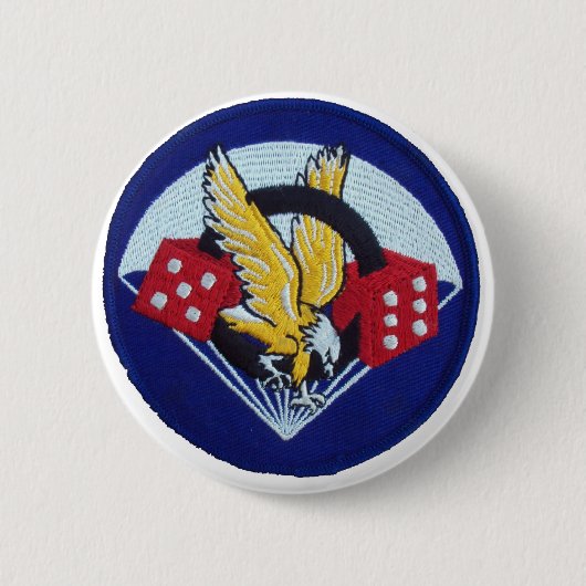 506th Parachute Infantry Regiment Ronde Button 5,7 Cm (Voorkant)