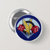 506th Parachute Infantry Regiment Ronde Button 5,7 Cm (Voorkant /achterkant)