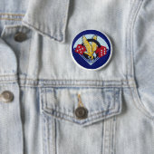 506th Parachute Infantry Regiment Ronde Button 5,7 Cm (In situ)