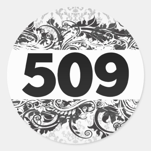 509 RONDE STICKER (Voorkant)