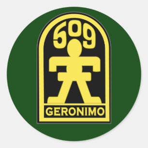 509e infanteriestelsel (Airborne) SSI Ronde Sticker