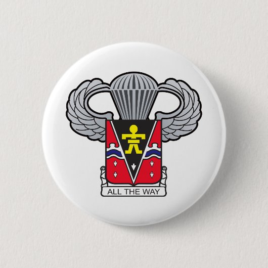 509e luchtbrug met luchtvleugels 2 ronde button 5,7 cm (Voorkant)