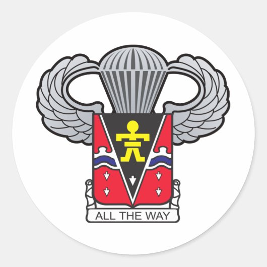 509e luchtsteun met luchtveren ronde sticker (Voorkant)