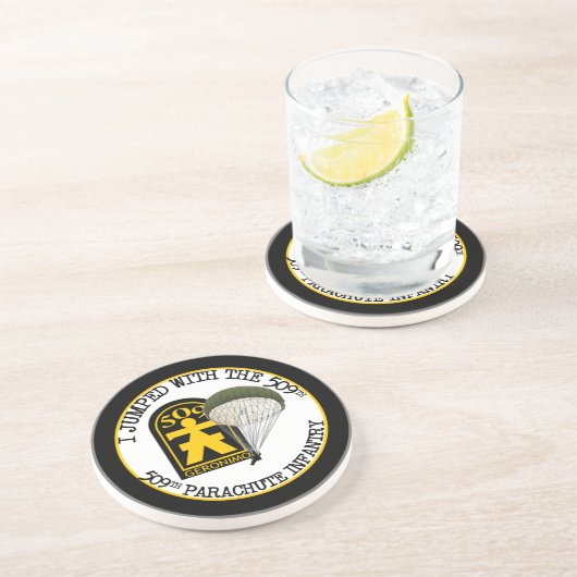 509e PIR Zandsteen Onderzetter (Zijkant)