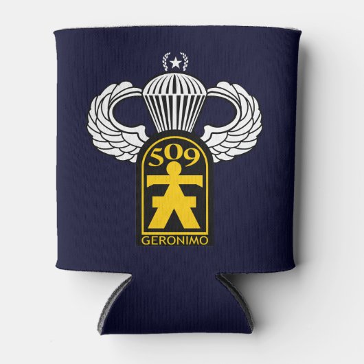 509th Airborne met springvleugels Blikjeskoeler (Voorkant)