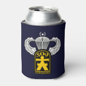 509th Airborne met Sprongvleugels Blikjeskoeler (Blikje Voorkant)