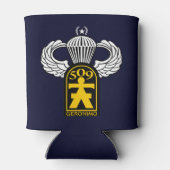 509th Airborne met Sprongvleugels Blikjeskoeler (Achterkant)