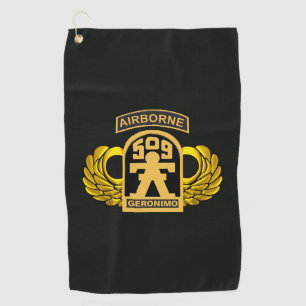 509th Parachute Infantry Regiment GERONIMO Golfhanddoek