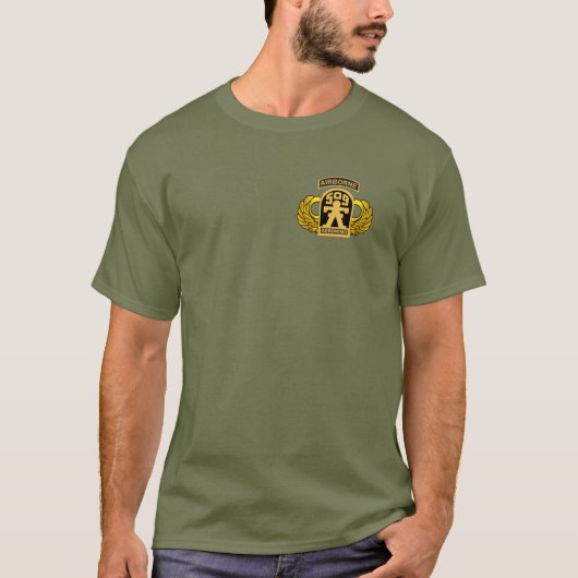 509th PIR Parachute Infantry Regiment T-shirt (Voorkant)