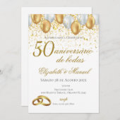 50.ª invitación kaart (Voorkant / Achterkant)