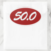 50.0 OVALE STICKER (Tas)