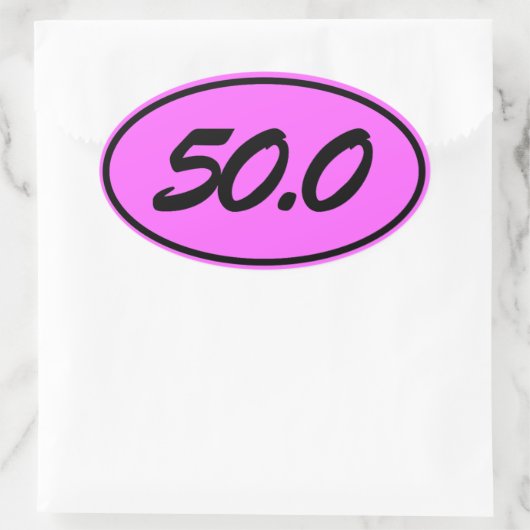 50.0 OVALE STICKER (Tas)