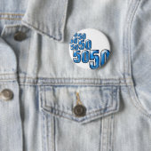 50 50 50 RONDE BUTTON 5,7 CM (In situ)