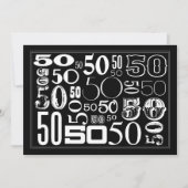 50, 50 en meer dan 50! kaart (Voorkant)