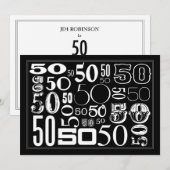 50, 50 en meer dan 50! kaart (Voorkant / Achterkant)