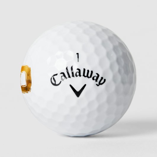 50. 50 Geburtstag Golfballen (Logo)