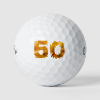 50. 50 Geburtstag Golfballen