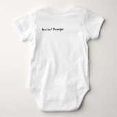 50/50 Jamaicaan en American mix Baby vest Romper (Achterkant)