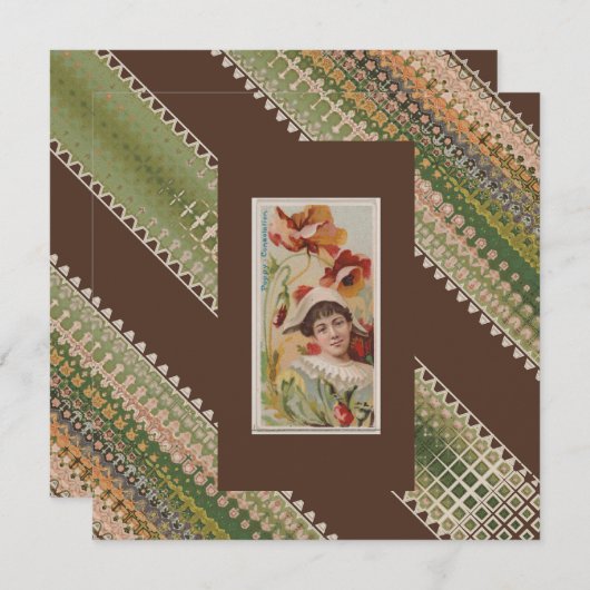 50 Aangepaste Verjaardag Floral Beauties Dank u Bedankkaart (Voorkant / Achterkant)