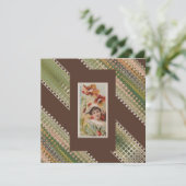 50 Aangepaste Verjaardag Floral Beauties Dank u Bedankkaart (Staand voorkant)