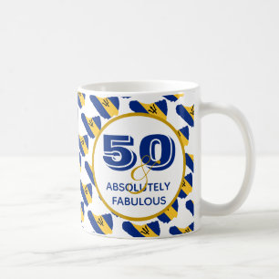 50 & absoluut Fabulous BARBADOS Celebration Koffiemok