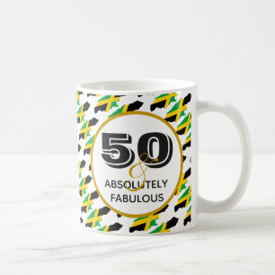 50 & absoluut Fabulous JAMAICA Celebration Koffiemok